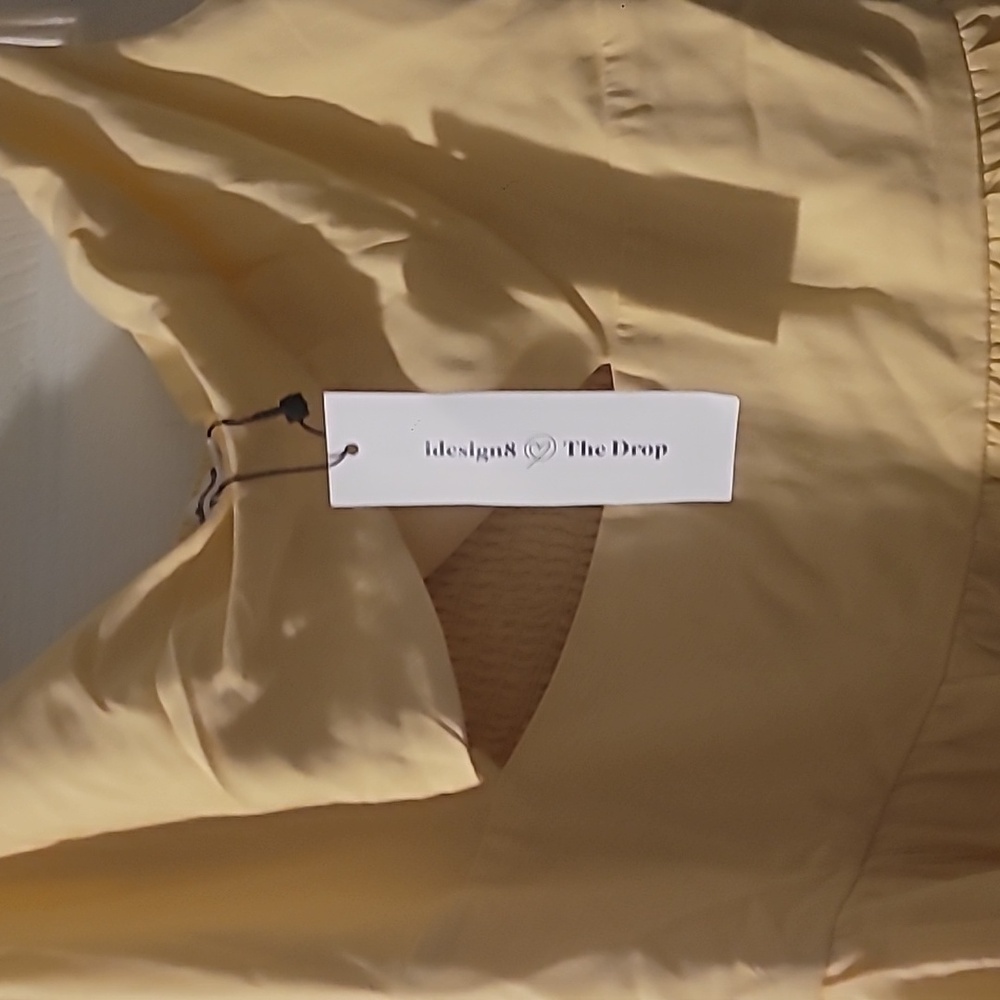 The Drop Women's Impala Yellow Cream Jumpsuit by influencer @idesign8 NWT - Picture 5 of 7